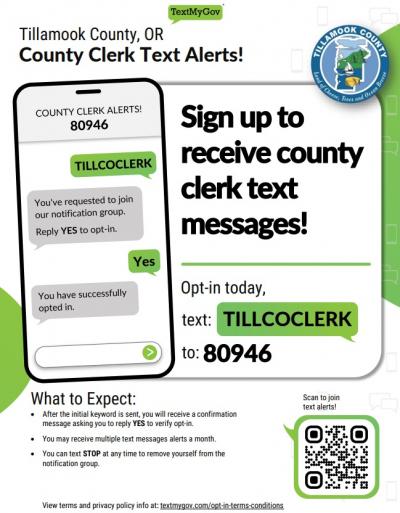 Clerks TextMyGov Infographic