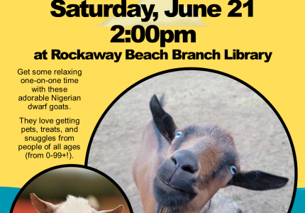 Goat Visit at Rockaway