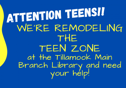 teen council banner yellow and blue
