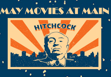 May movies: Alfred Hitchcock banner