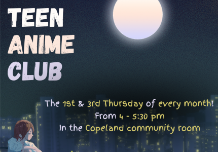 Teen Anime Club Flyer