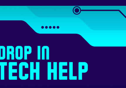 Teal circuitry on a dark blue background