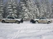 Sheriff Trucks in snow