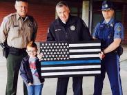 Blue Lives Matter flag