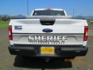 Back of Sheriff Truck