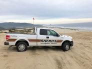 Sheriff Truck on beach