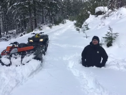 Search and Rescue in snow with snowmobiles