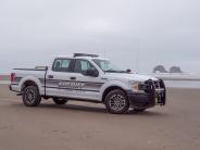 Sheriff Vehicle on Beach