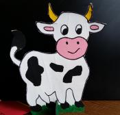 This cow is so appropriate for Tillamook County and makes a great tabletop decoration.