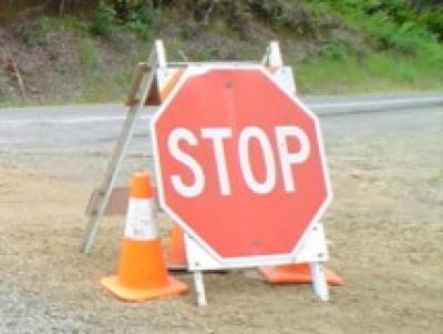 Folding Stop SIgn