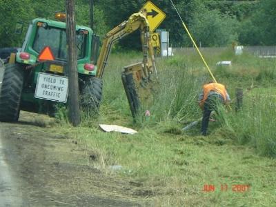 Wilson River Loop Utility Debris